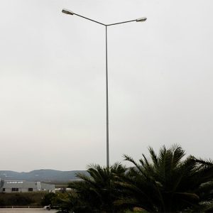 15 Metre Tek Konsol AD1 150 10 Konsol Boyu 1 Metre Yeni Tedaş Galvaniz Poligon Sokak Aydınlatma Direği